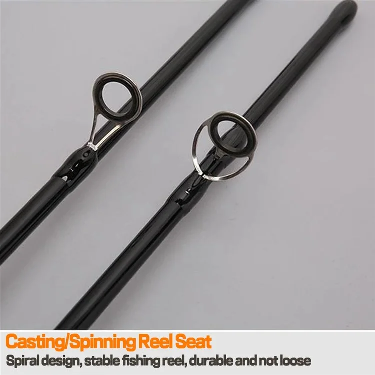 CORALOV 1.8m Fishing Rod Epoxy Resin + Metal + Ceramic Freshwater Saltwater Fishing Pole - Casting Handle