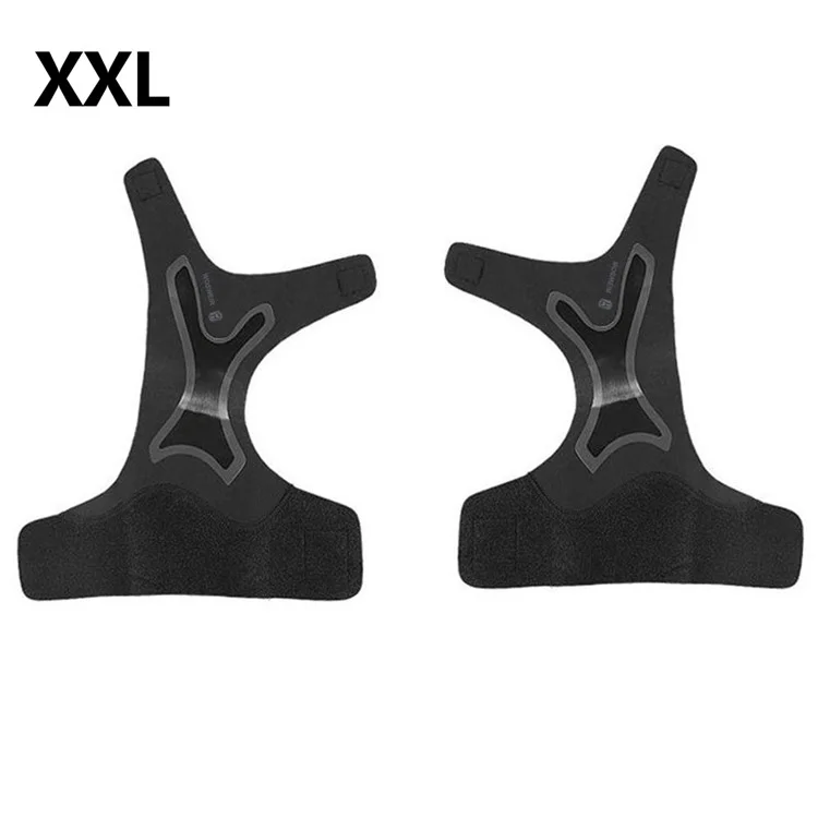 WOSWEIR AN0207 2 Pièces Taille XXL Homme Femme Cheville Support Brace Réglable Protection de blessure de sport SBR Cheville Garde - Noir