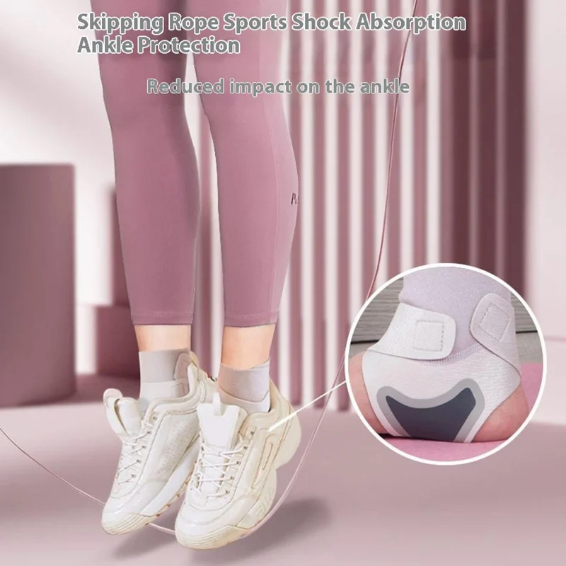 WOSWEIR AN0207 2Pcs Size XXL Men Women Ankle Support Brace Adjustable Sports Injury Protection SBR Ankle Guard - Grey