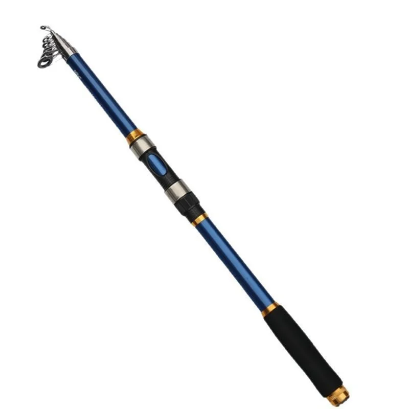 Vara de Pesca de Fibra de Vidro 3m para Pesca Marítima, Fluvial e Lacustre - Azul