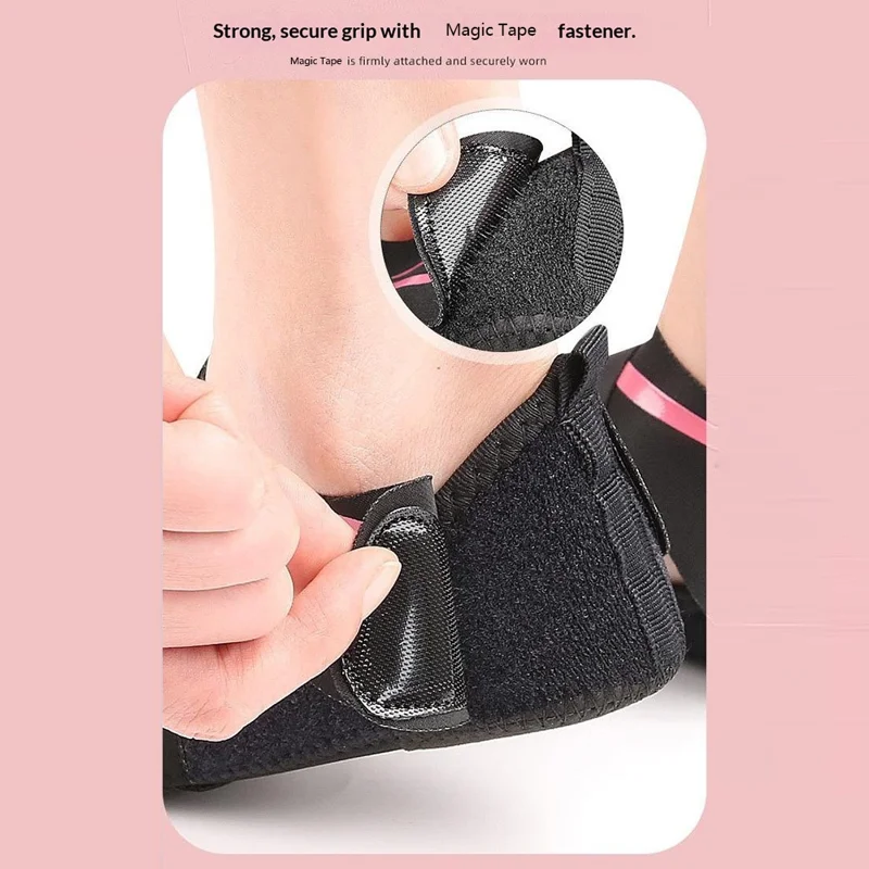055 1Pair S Size Adjustable Yoga Shoes Open Toe Wide Strap Non-Slip Silicone Sole for Dance  /  Pilates  /  Exercise - Pink