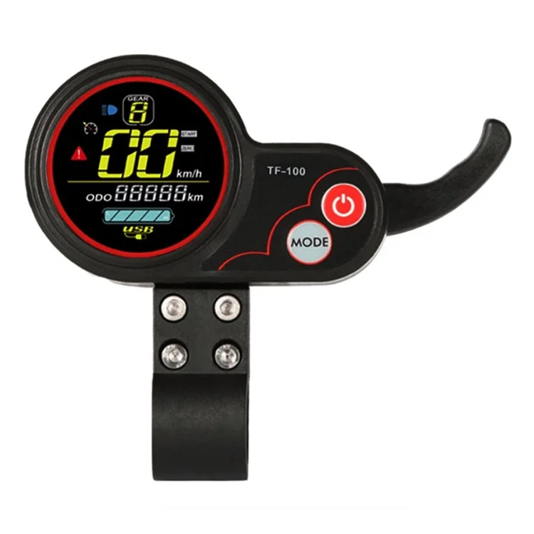 TF100 5PIN METER SLIGTLE DISPLHO PARA KUGOO M4 SERIENTE SERECT SCOOTER Acessórios Universais De Scooter Elétrica