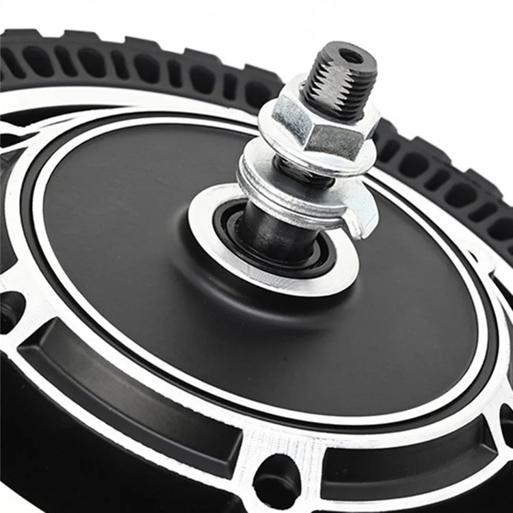 Pour Kugoo M4 Scooter électrique de 10 pouces Ensemble de moyeu de roue arrière Moteur 48V 500W Anti-dérapant Pneu anti-explosion