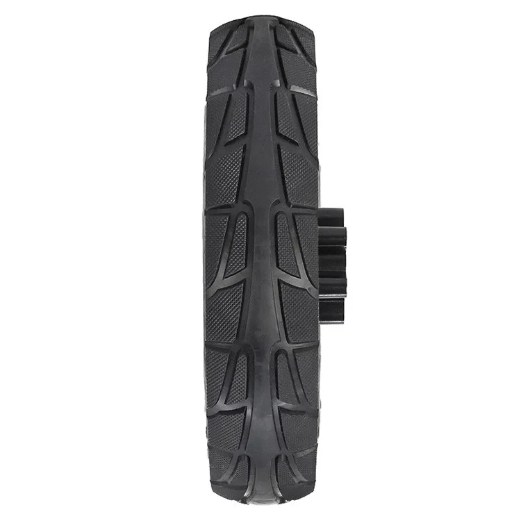 Anti-slip Solid Front Tire for Kugoo M4 Electric Scooter 10x2.125 Inch Shock Absorbed Rubber E-scooter Black Front Wheel Hub Replacement