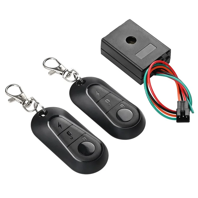 Système de sécurité avec alarme pour scooter électrique CITYNEYE 36-72V E-bike avec télécommande anti-vol