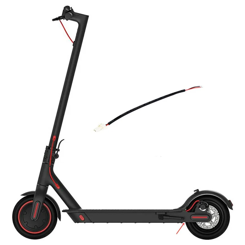 Para Xiaomi M365 / Pro / Pro 2 / S1 Electric Scooter Cabo de Conexão da Luz Traseira E-scooter Conector Fio