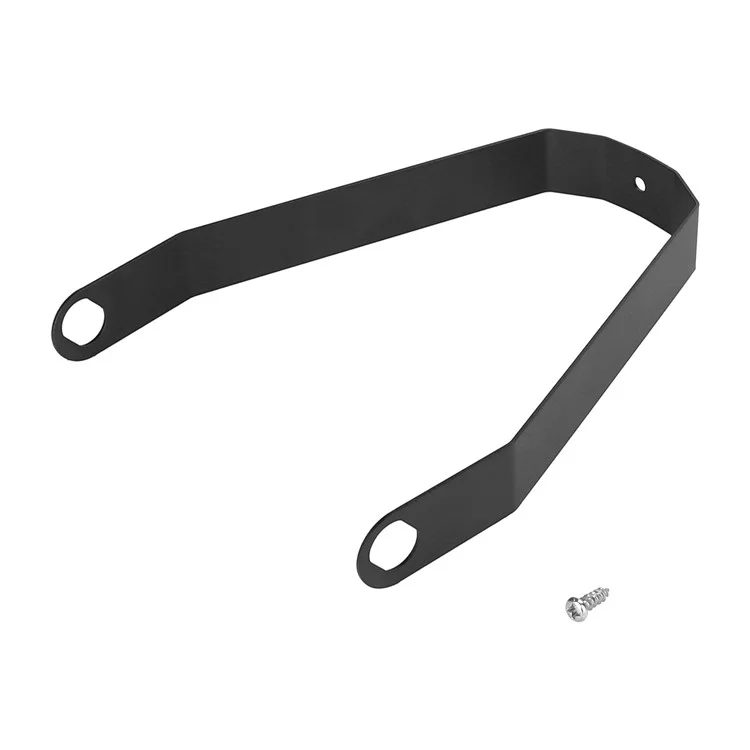 Para Ninebot Max G30 Guardabarros Trasero + Soporte del Guardabarros + Kit de Piezas de Faros Eléctricos de Scooter - Soporte Negro