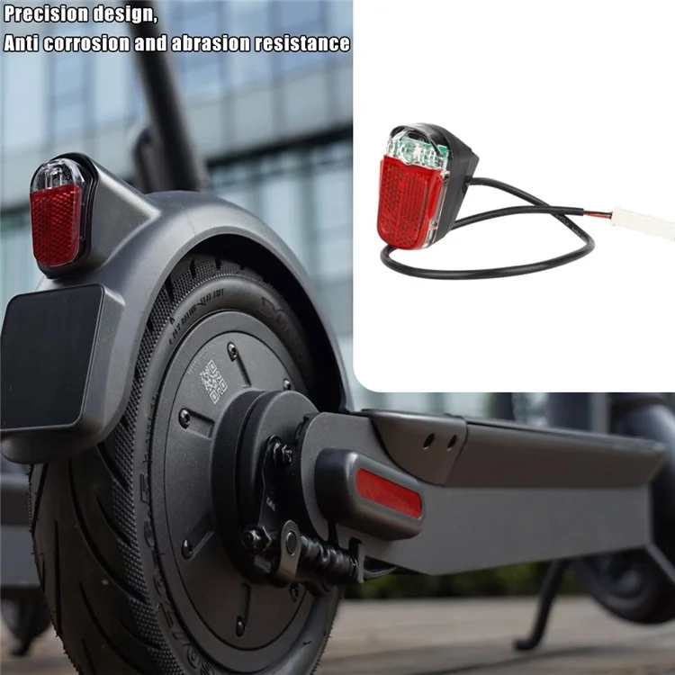Для электрического самоката Ninebot Max G30D Задний тормозной фонарь Задний фонарь безопасности Предупреждающая тормозная лампа