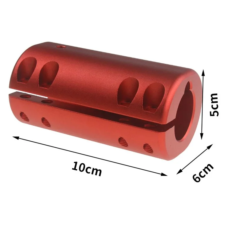 For Xiaomi M365 / Pro Electric Scooter Metal Foldable Rod Fixing Holder Clamp - Red