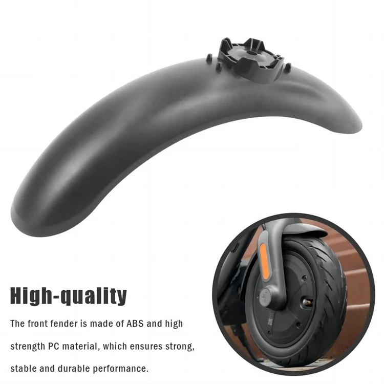Para Ninebot F30 / F40 E-Scooter Protector de Guardabarros de Rueda Delantera de ABS Soporte de Escúter Eléctrico Guardabarros de Lodo