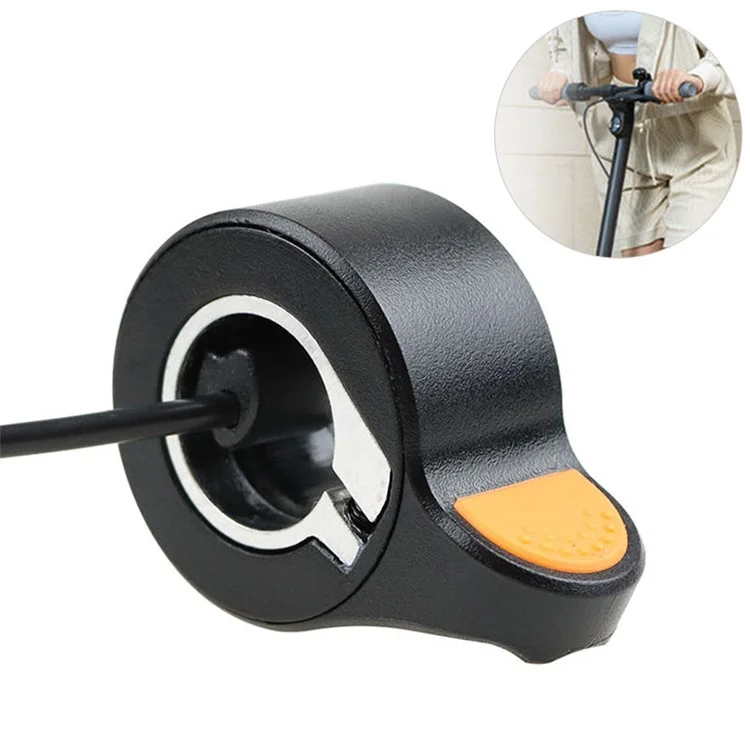 Para Ninebot F40 / F30 Scooter Eléctrico Acelerador de Dedo Reforzador ABS + Parte de Reemplazo del Acelerador de Metal - Naranja