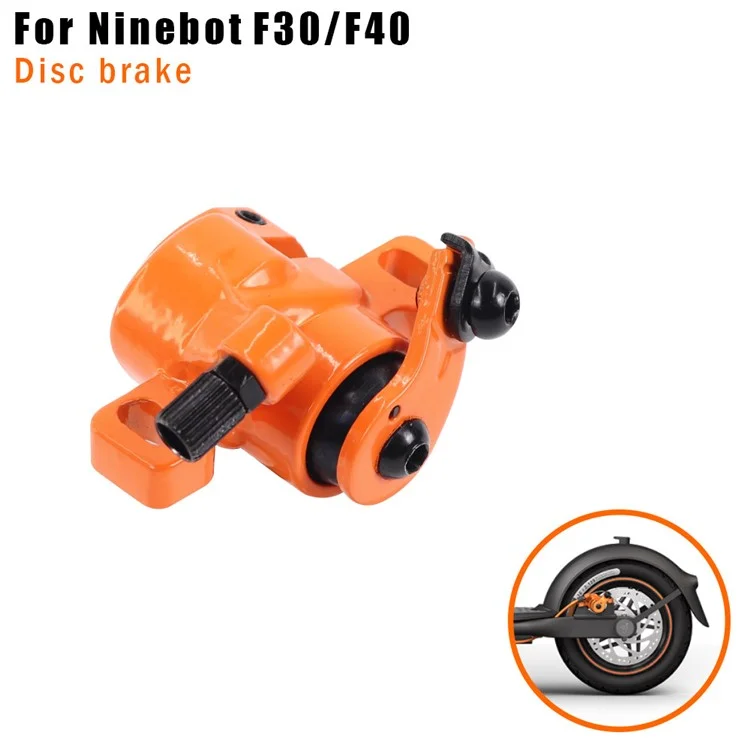 Disc Brake Caliper for Ninebot F30 / F40 Electric Scooter Metal Disc Brake Block - Orange