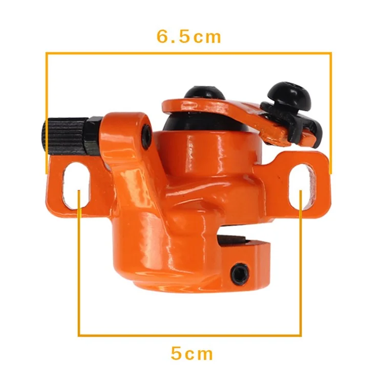 Disc Brake Caliper for Ninebot F30 / F40 Electric Scooter Metal Disc Brake Block - Orange