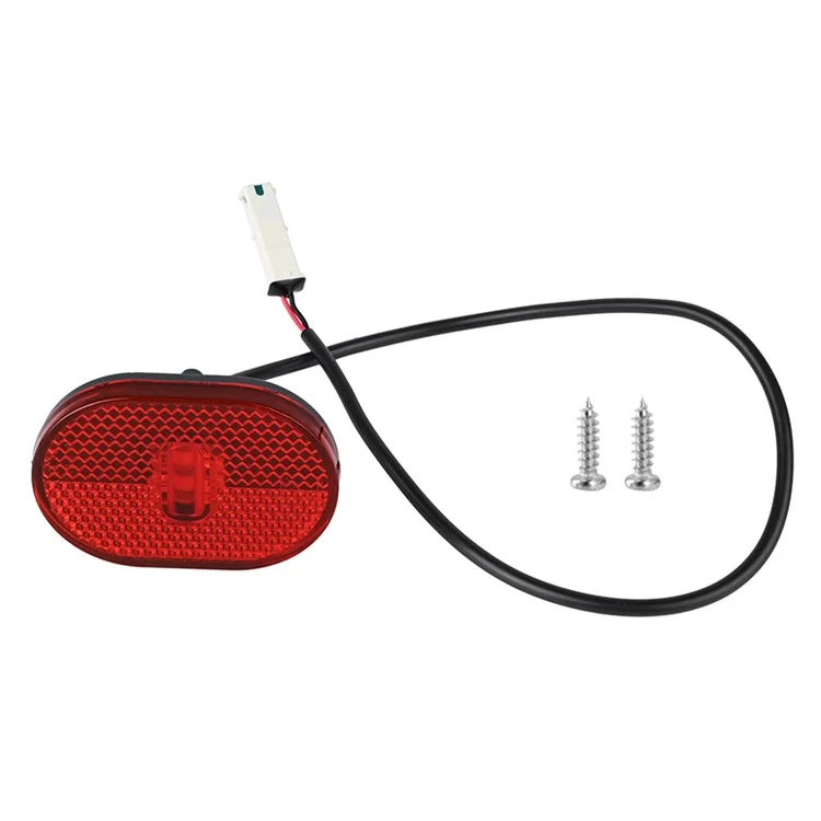 Lanterna Traseira para Xiaomi Electric Scooter 4 / 4 Pro, Luz de Advertência LED Traseira de Substituição