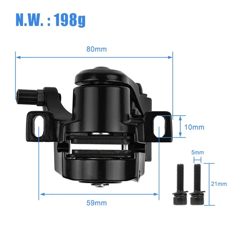 Для Xiaomi Electric Scooter 4 / 4 Pro Disc Brake Block Aluminum Alloy Replacement Part