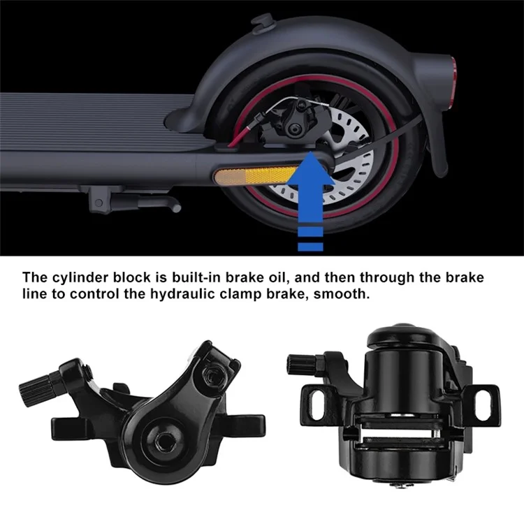 Для Xiaomi Electric Scooter 4 / 4 Pro Disc Brake Block Aluminum Alloy Replacement Part