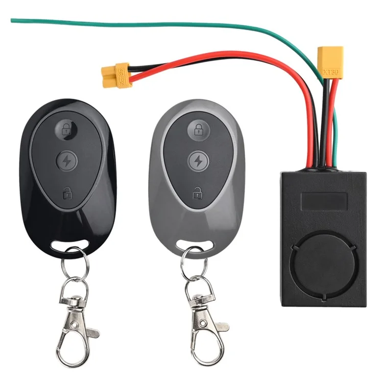 XT60 Para Ninebot Max G30 36-55V 115db Segurança Anti-roubo Alarme Controle Remoto Peça Scooter Elétrico