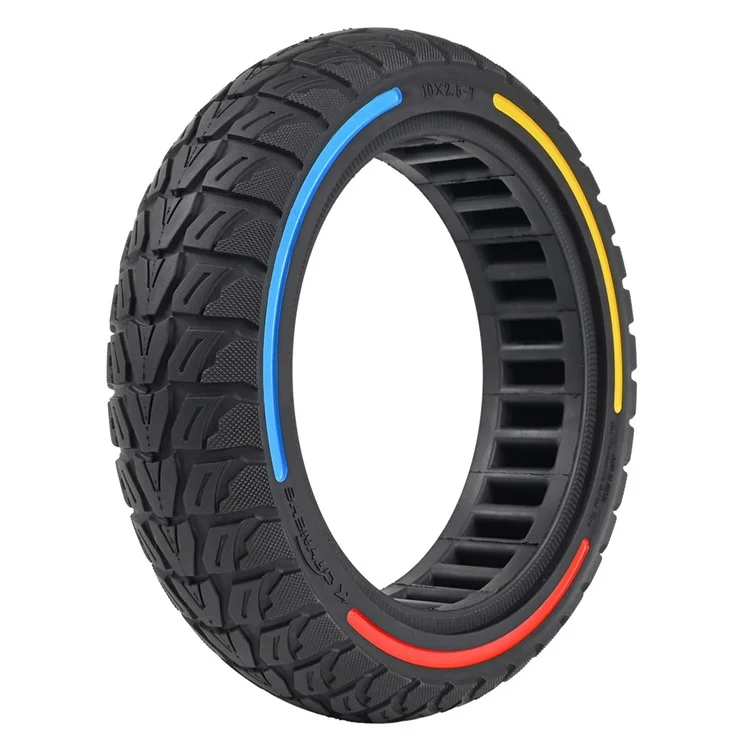 For Xiaomi Mi 4 / Mi 4 Pro Electric Scooter 10x2.5-7-Inch Replacement Rubber Tire Anti-Slip E-Scooter Wheel - Red Yellow Blue