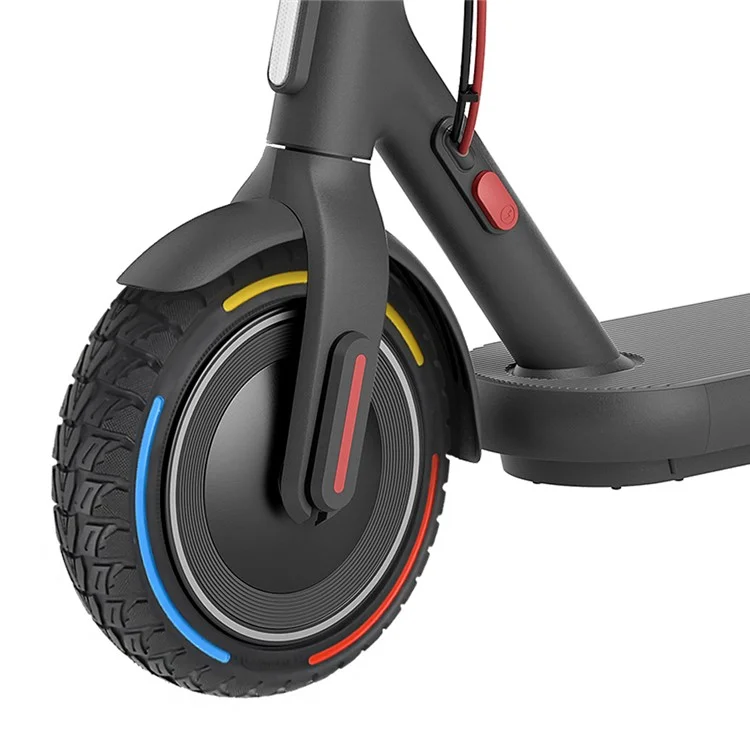 Für Xiaomi Mi 4 / Mi 4 Pro Elektroroller 10x2.5-7-Zoll Ersatz-Gummirad rutschfest E-Scooter Rad - Rot Gelb Blau