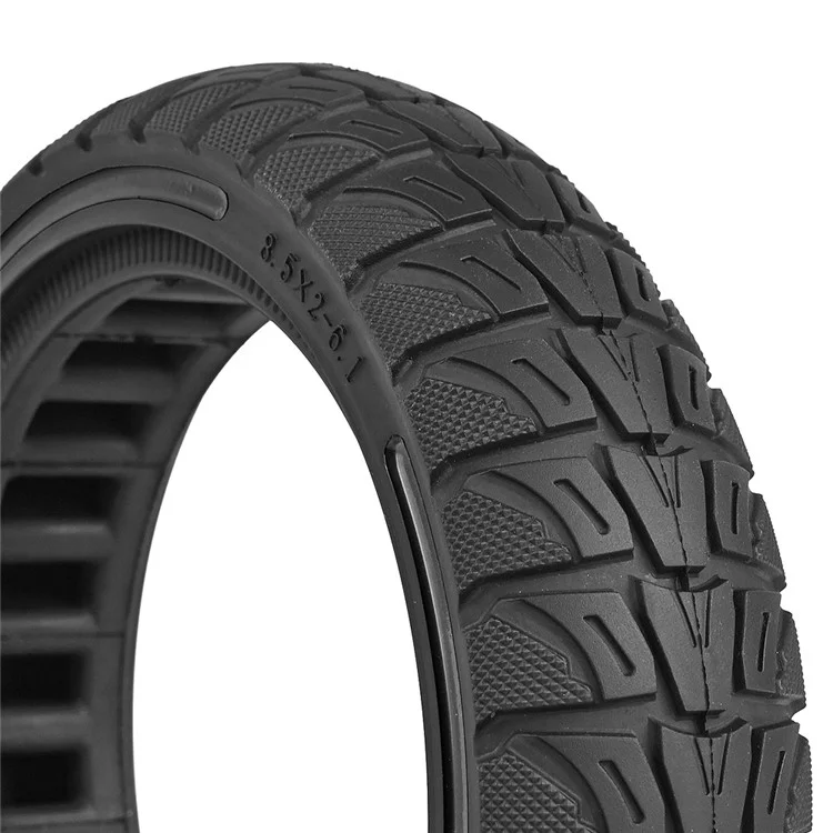 Pour Xiaomi M365 / Pro / Pro2 / 1S / Lite E-Scooter 8.5x2 Pouce Pneu de Remplacement en Caoutchouc Anti-Dérapant - Noir