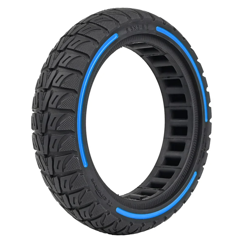 For Xiaomi M365 / Pro / Pro2 / 1S / Lite E-Scooter 8.5x2 Inch Anti-Slip Wheel Replacement Rubber Tire - Blue