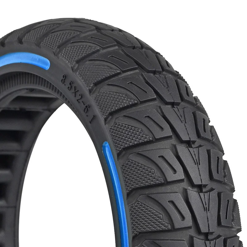 For Xiaomi M365 / Pro / Pro2 / 1S / Lite E-Scooter 8.5x2 Inch Anti-Slip Wheel Replacement Rubber Tire - Blue