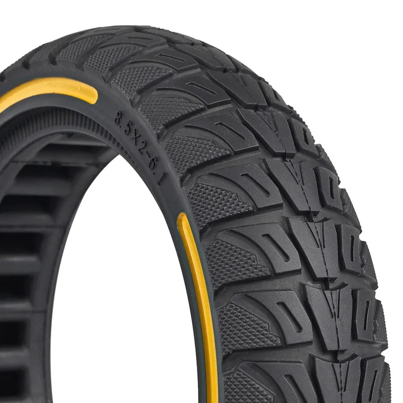 For Xiaomi M365 / Pro / Pro2 / 1S / Lite E-Scooter 8.5x2 Inch Anti-Slip Wheel Replacement Rubber Tire - Yellow