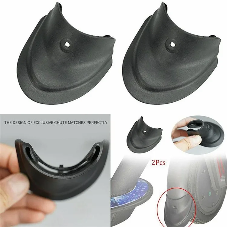 1 par de guardabarros delanteros y traseros con forma de cola de pez para el patinete eléctrico Xiaomi M365/M365 Pro