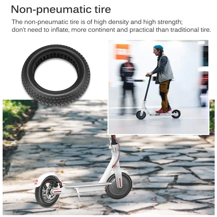 XIAOMI Mijia M365 Electric Scooter 8.5-inch Inflation Free Shock Absorption Solid Tire Hollow Explosion-proof Tire