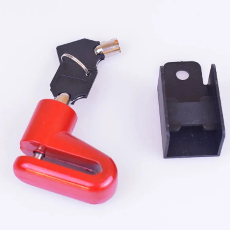 Anti-Theft Disc Brake Lock for Mini Xiaomi Mijia M365 Scooter Roller Skateboard - Red