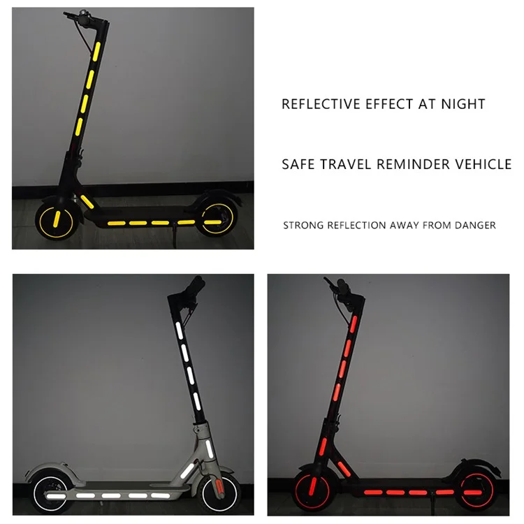 Reflective Safety Body Stickers for Night - Red