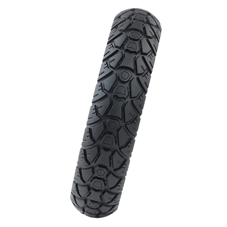 AMITOR Ruota in Gomma da 10 Pollici per Monopattino con Decorazione a Righe Colorate per Fuori Strada, per Slot da 36mm