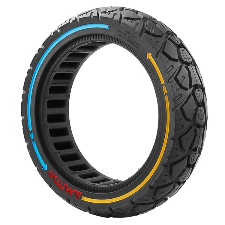 AMITOR 10-Zoll-Elektroroller Anti-Rutsch-Gummi Off-Road-Reifen, 60/70-7 48,5 mm Schlitz