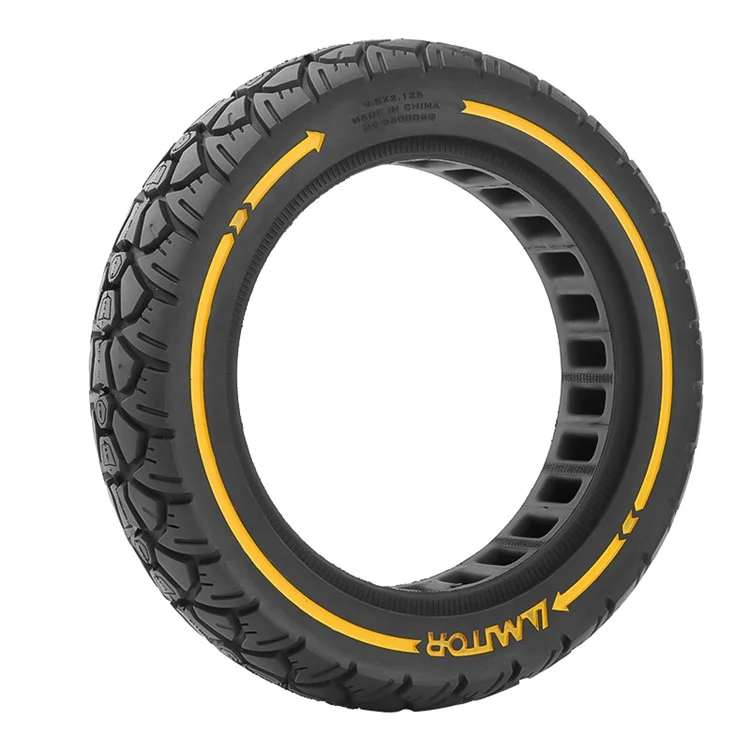 AMITOR 9.5-Inch Electric Scooter Off-Road Tire Replacement Wheel for 36mm Slot - Jaune