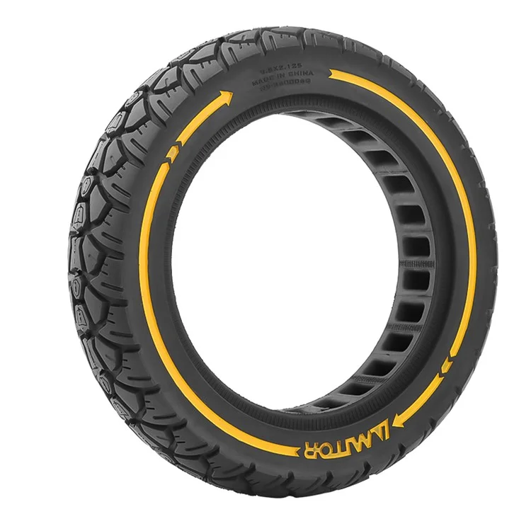 AMITOR 9.5-Inch Electric Scooter Off-Road Tire Replacement Wheel for 36mm Slot - Jaune