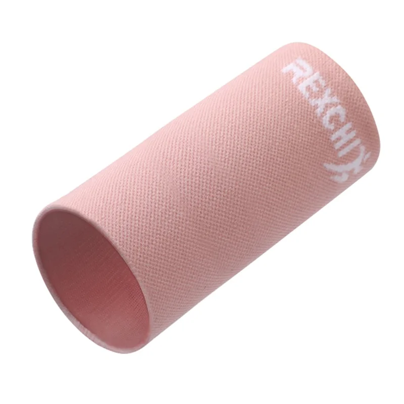 REXCHI HW13 1Pc Elastic Nylon Fitness Wrist Wrap Brace Outdoor Sports Wrist Band - Rosa / S