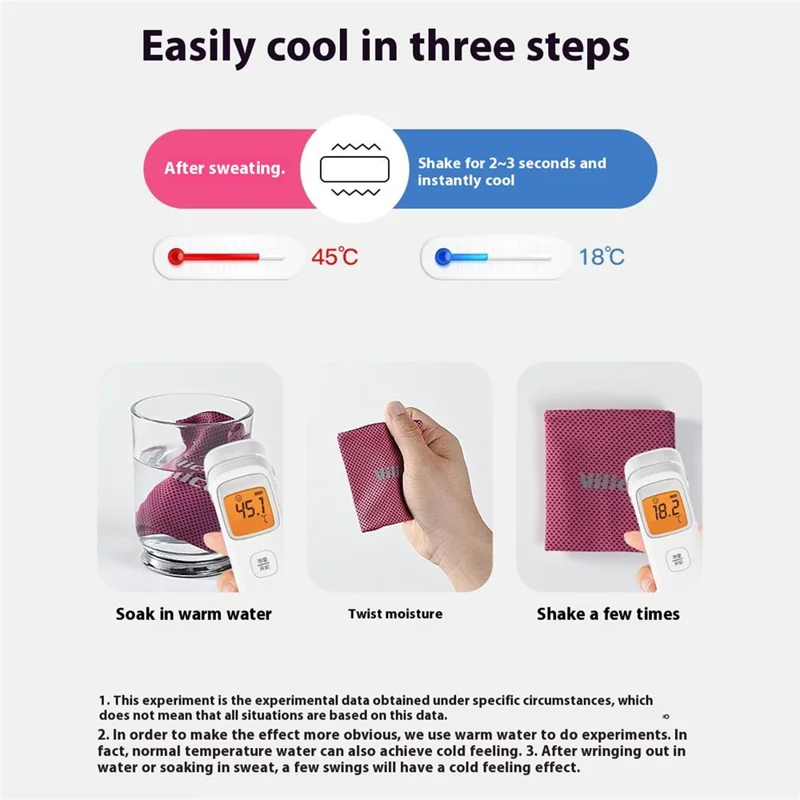 VILICO Summer Wristband Athletic Exercise Cooling Wrist Sweatband for Running Tennis - Black / M