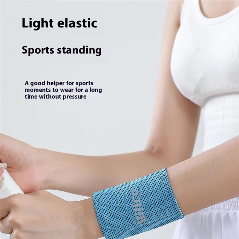 VILICO Summer Wristband Athletic Exercise Cooling Wrist Sweatband for Running Tennis - Green / L