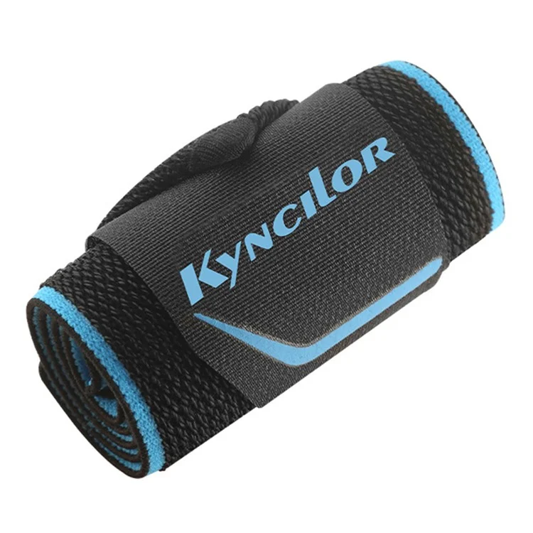 KYNCILOR AB015 1Stück Sports Wrist Wrap Band Badminton Fitness Gewichtheben Handgelenkschutz - Blau