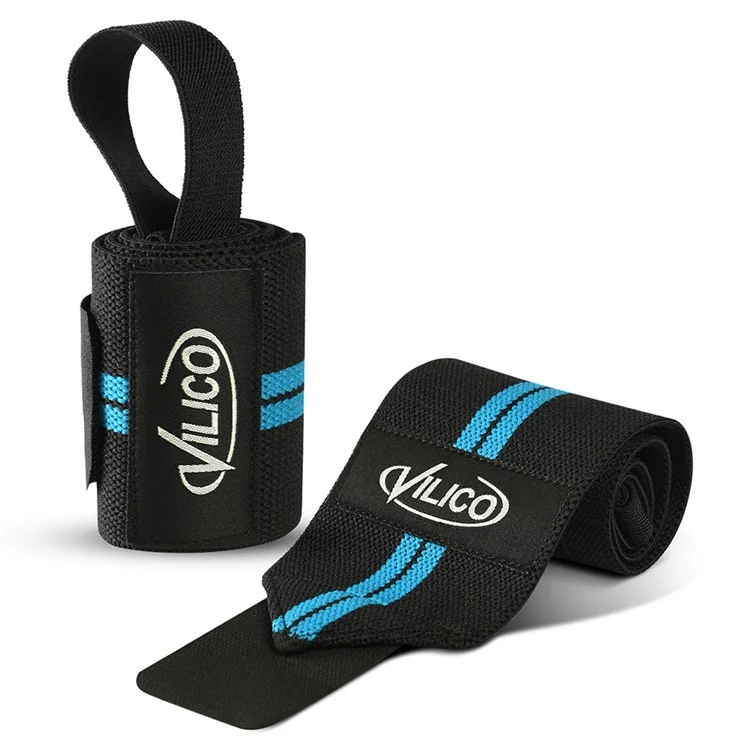 VILICO AB136 1Pc Sports Wrist Protection Wrap Band Fitness Weightlifting Wrist Guard - Blau