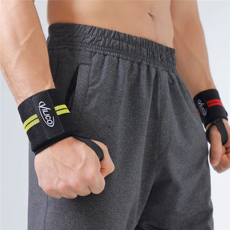 VILICO AB136 1Pc Sports Wrist Protection Wrap Band Fitness Weightlifting Wrist Guard - Blau
