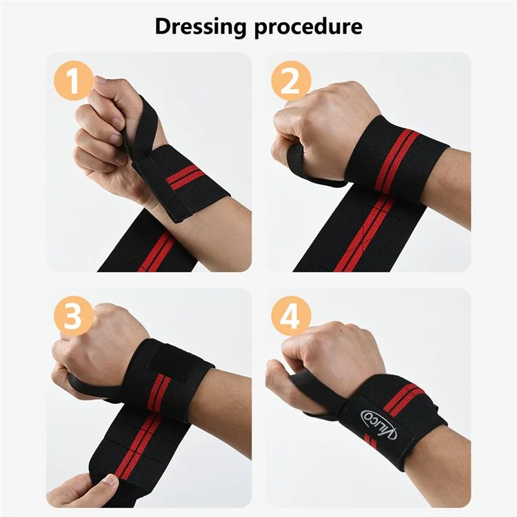 VILICO AB136 1Pc Sports Wrist Protection Wrap Band Fitness Weightlifting Wrist Guard - Blau