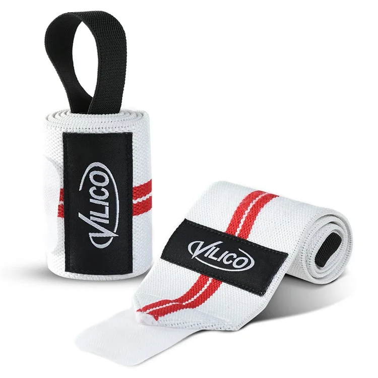 VILICO AB136 1Pc Sports Wrist Protection Wrap Band Fitness Weightlifting Wrist Guard - White