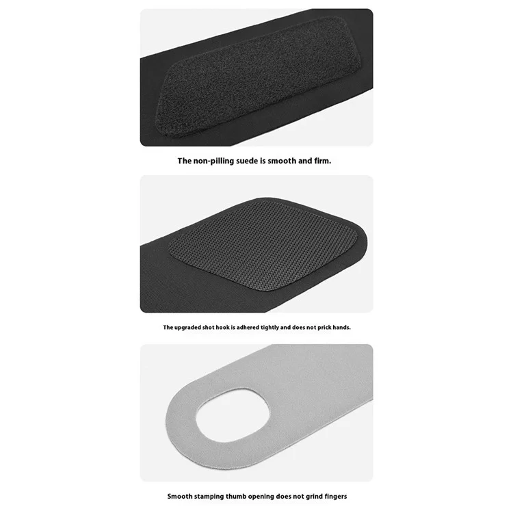 AOLIKES 7935 1Pc Wrist Guard Sprained Wrist Fixing Strap Sports Fitness Thin Summer Wrist Band - Noir M