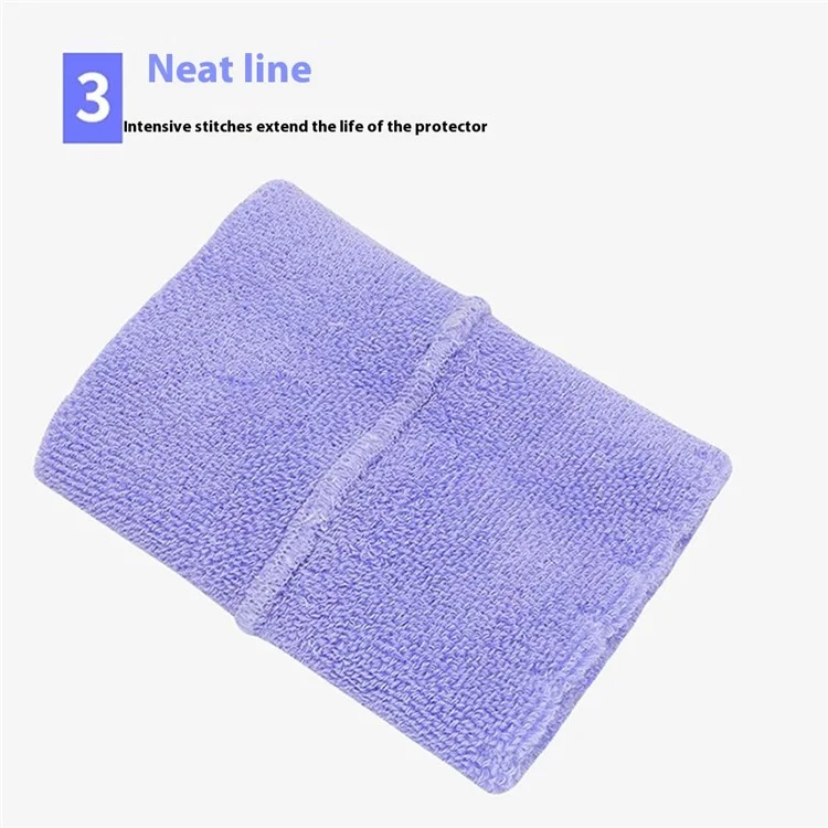 1Pc Breathable Sports Wristband for Outdoor Running Fitness Sweat Band Wrist Guard - HW501 Light Purple