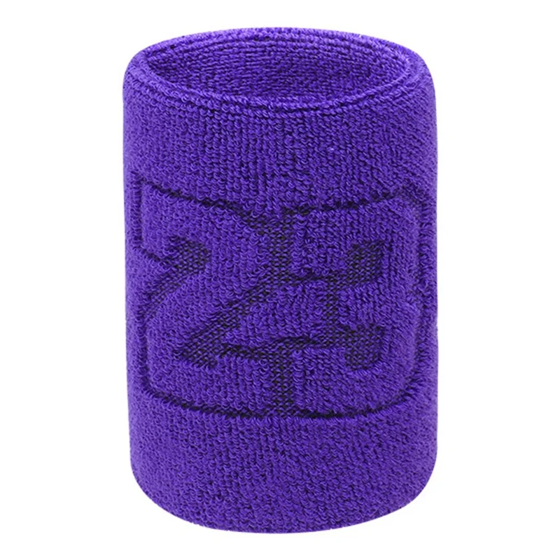 1Pc Breathable Sports Wristband for Outdoor Running Fitness Sweat Band Wrist Guard - HW504 Purple