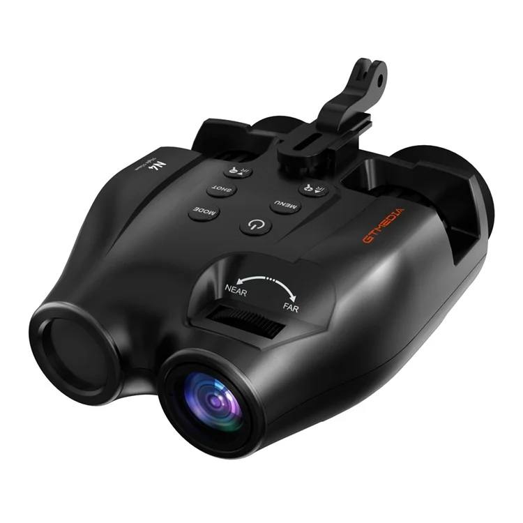 Jumelles de vision nocturne GTMEDIA N4 1080P HD avec 7 niveaux de luminosité, zoom numérique 5x et télescope pour l'extérieur