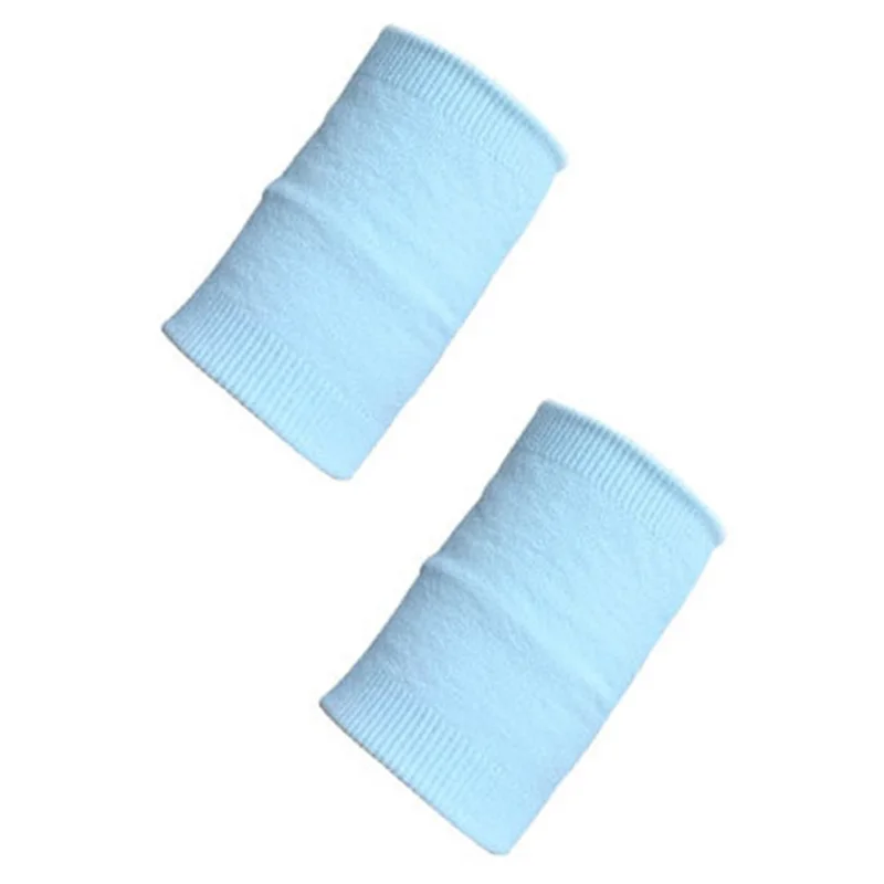 1 Pair Sport Wristband Elastic Fitness Basketball Wrist Protection Band - Blue