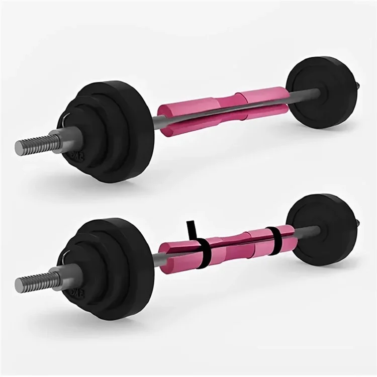 Almohadilla protectora para hombros antideslizante JH5886 para gimnasio, fitness, levantamiento de pesas, apoyo para el cuello - Rojo