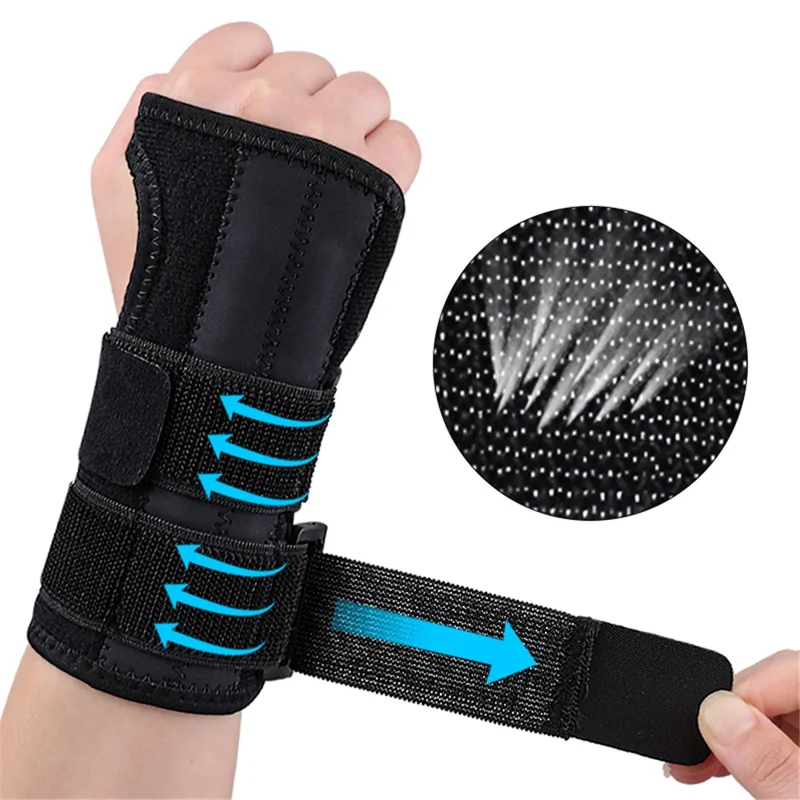 015 Adjustable Wrist Support Brace with Removable Aluminum Splint - Right